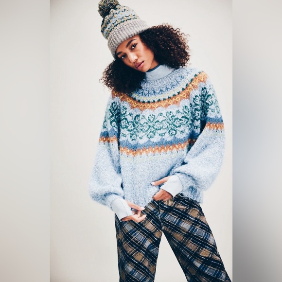 Free People Festive Frost Sweater - Picture 5 of 16